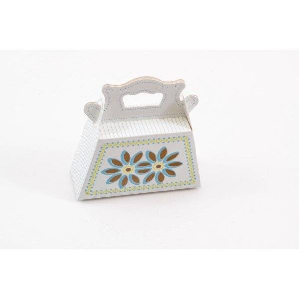 Cutie Carton Pentru Marturii Gentuta 50/set Bleo