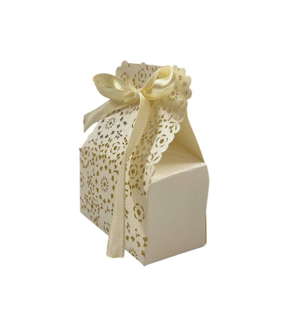 Cutii Cadou Carton Pentru Marturii Dreptunghiulara 25/set
