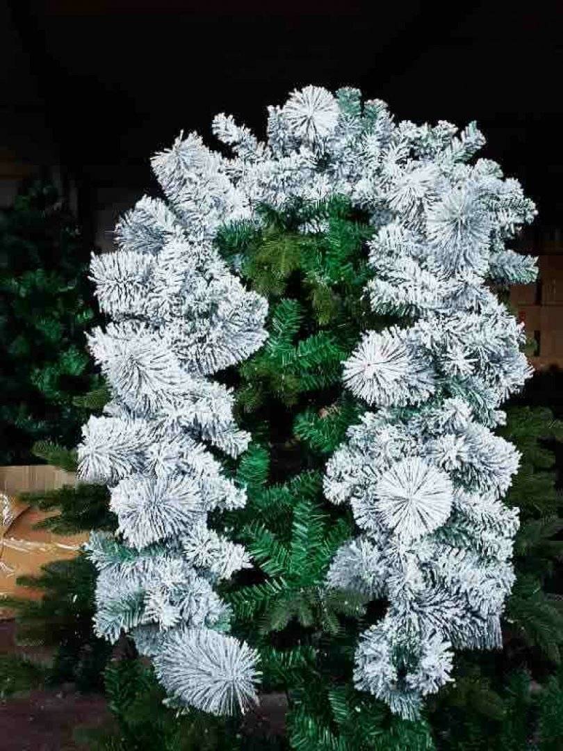 ERR Vita decorativa Craciun cu ninsoare artificiala, 280 cm