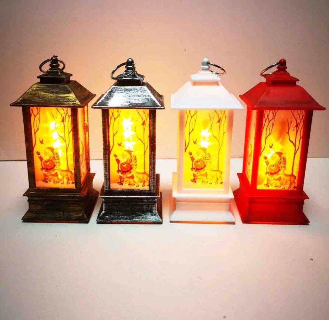 Felinar decorativ cu lumina 12 cm 12/set