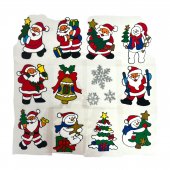 Abtipild Geam Craciun 20 Cm/12/Set