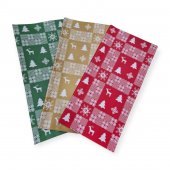 Ambalaj Din Plastic Pentru Craciun Cu Model Traditional 20/Set