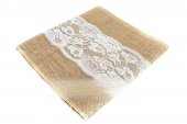 Ambalaj Iuta Cu Dantela 30 Cm