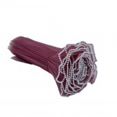 Ambalaj pentru flori din voal magenta