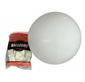 Baloane 10/set-45cm Alb TX Mat