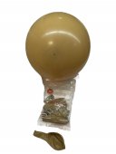 Baloane 10/set-45cm Kaki Auriu Mat