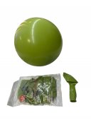 Baloane 10/set-45cm Kaki Deschis TX Mat