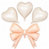 Baloane 4/Set Funda Cu Inimi
