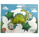 Baloane 5/Set Cu Dinozaur