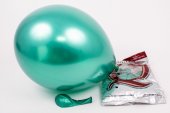 Baloane Din Latex Chrome 50/Set Verde