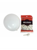 Baloane Din Latex Culori Mate 100/Set Alb