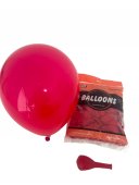 Baloane Din Latex Culori Mate Rosu 18 inch-50/set