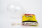 Baloane Din Latex Sidefate 100/Set Alb