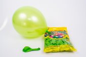Baloane Din Latex Sidefate 100/Set Verde Deschis