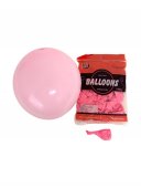 Baloane Din Latex Simple 100/Set Roz