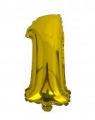 Baloane Folie Cifre 35 Cm Aurii 1