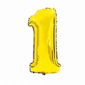 Baloane Folie Cifre Aurii 3