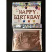 Baloane Folie HAPPY BIRTHDAY Roz Prafuit