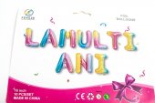 Baloane Folie La Multi Ani Multicolor