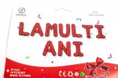 Baloane Folie La Multi Ani Rosu