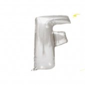 Baloane Folie Litere Argintii 70Cm W