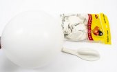 Baloane Jumbo 10/set 45cm Alb Mat