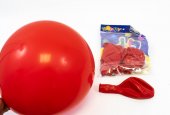 Baloane Jumbo 10/set 45cm Rosu