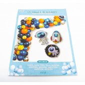 Baloane Set Albastru Racheta 0619