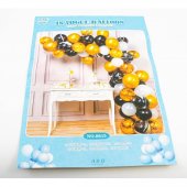 Baloane Set Au-Alb-Negru 0615