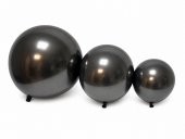 Baloane Set Cromat NEGRU 12
