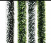 Beteala verde cu varfuri albe sau verzi 2 m, 9 cm 5/set