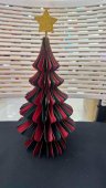 Bradut decorativ din hartie cu stea 30 cm
