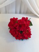 Buchet 5 Hortensii Artificiale Rosu Deschis