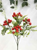 Buchet cu bobite rosii artificiale