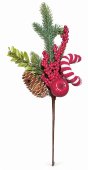 Buchet Decorativ cu Fructe Rosii, Bastonas, Con si Mar