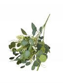 Buchet Eucalipt Cu Flori Albe 58cm