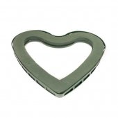 Burete Floral In Suport Plastic Cu Ventuze Inima 55cm