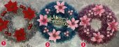 Coronita de Craciun din beteala 38 cm