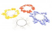 Coronita Decorativa Pietre Plastic