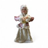 Craciunita-Sotia Lui Mos Craciun Roz Auriu 45 cm
