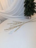Creanga Decorativa Aurie cu Perle Ivoire de Diferite Dimensiuni - Aranjamente Florale 0427-6