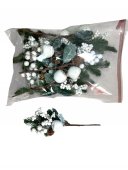 Crengute Craciun Brad, Mar, Scoruse Con 10/set Alb 9271-12