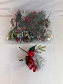 Crengute Craciun Pin Nins Cu Scoruse Mari si Mar Rosu 10/set