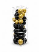 Cuburi Decorative Din Plastic Petrecere Alb