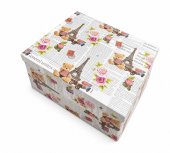 Cutie Cadou Carton 10/set Decoarta cu Turnul Eiffel