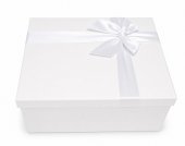 Cutie Cadou Carton 10/set Uni cu Funda Satin Alb