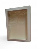 Cutie Cadou Carton Alba Cu Fereastra Acetofan 30x40x7cm 12/Set