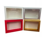 Cutie Cadou Carton Cu Fereastra Acetofan 35x25x8cm 12/set