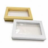 Cutie Cadou Carton Sclipici Cu Fereastra Acetofan 38x24.5x5cm 12/Set