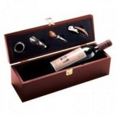 Cutie Pentru Vin lemn Set 4 Piese Tirbuson